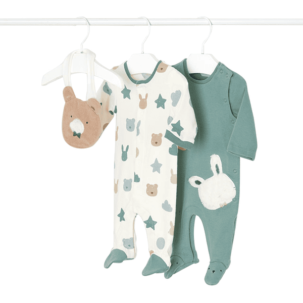 Mayoral 2 pack sleep overall green