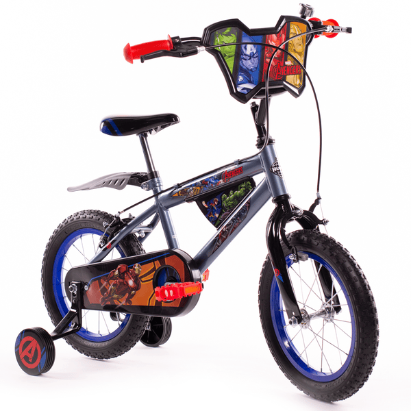 Velo 14 pouces Spiderman 4/6 ans Stabilisateur Huffy