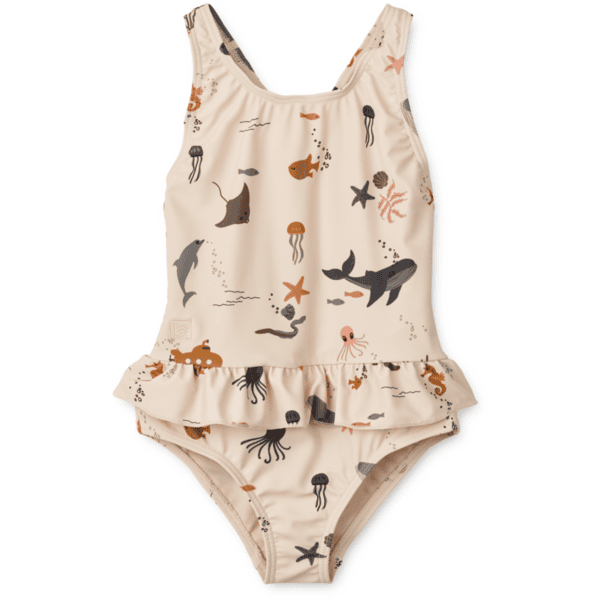 LIEWOOD  Amara Seersucker Maillot de bain créature des mers/ sand y 