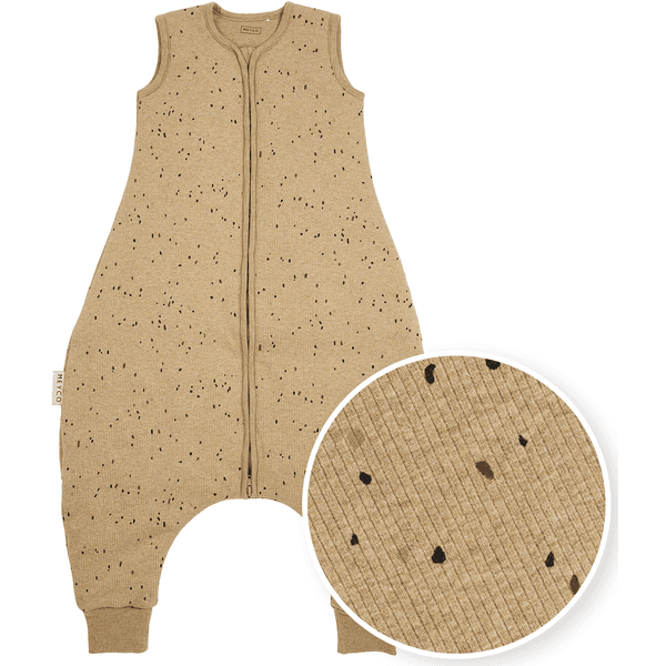 MEYCO Surpyjama bébé hiver Rib Mini Spot Toffee Melange