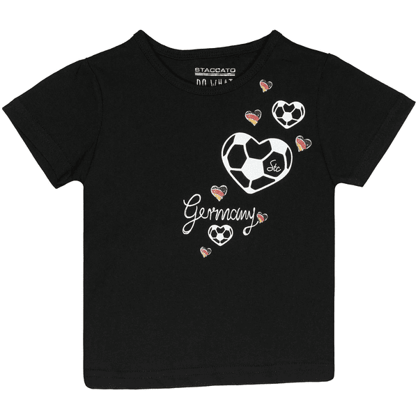 STACCATO Girls T-Shirt schwarz