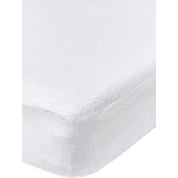 Meyco Molton Spannbettlaken wasserdicht 70 x 140/150 cm weiß