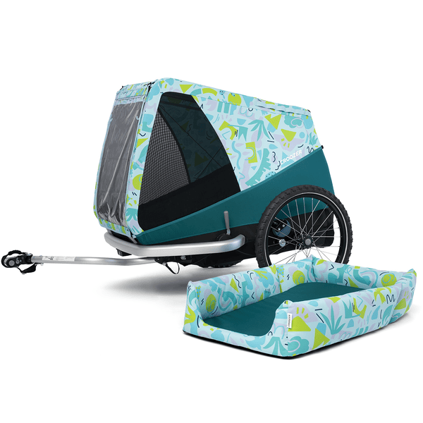 CROOZER Remorque de vélo pour chien Dog Mikke Colourful Journey