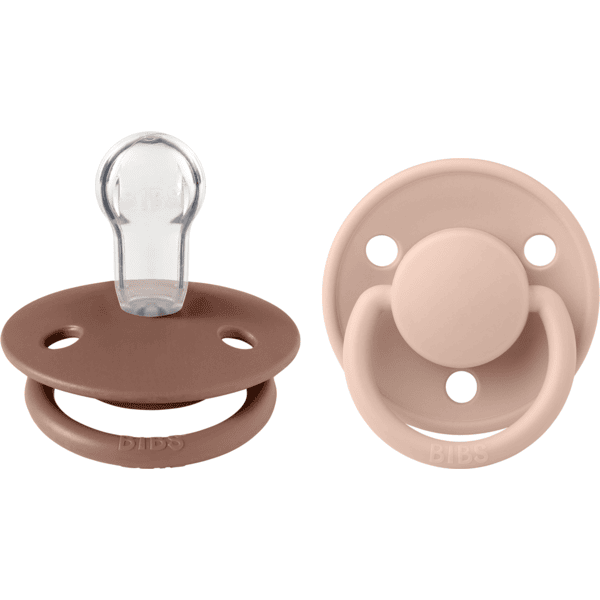 BIBS® Schnuller De Lux Woodchuck / Blush 0-36 Monate, 2 Stk.