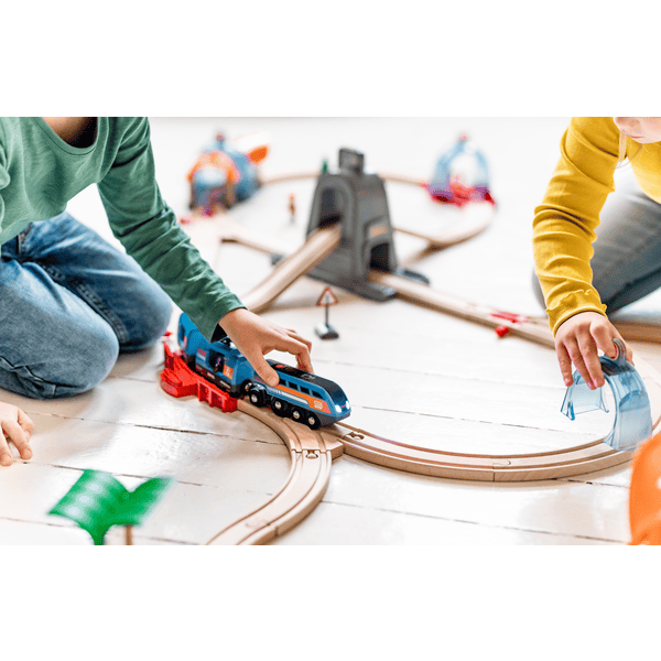 SOLDES 2024 : BRIO Smart Tech Tunnel Set piste de jouet électrique  Plastique, Bois, Train pas cher