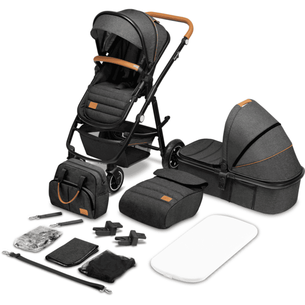 lionelo Kinderwagen Amber 2-in-1 Grey Graphite