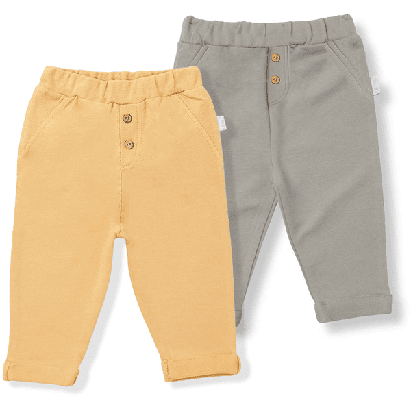 LITTLE  Housut Savannah 2-pack olive green  / sand 