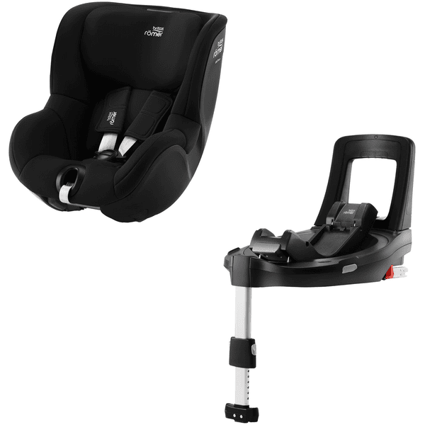 Britax Römer Kindersitz Dualfix 3 i-Size Space Black inklusive Flex Base iSENSE