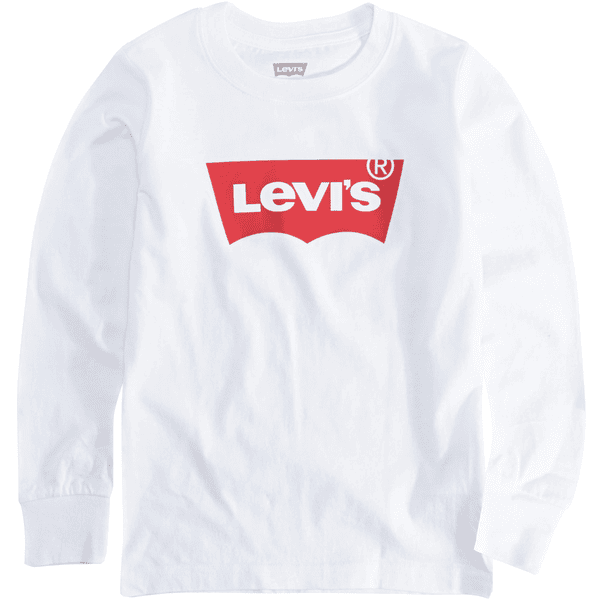 Levi's® Kids pitkähihainen paita valkoinen
