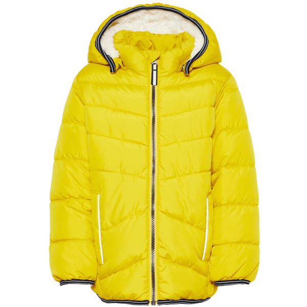 name it Drenge vinterjakke NMFMUS sulphur 