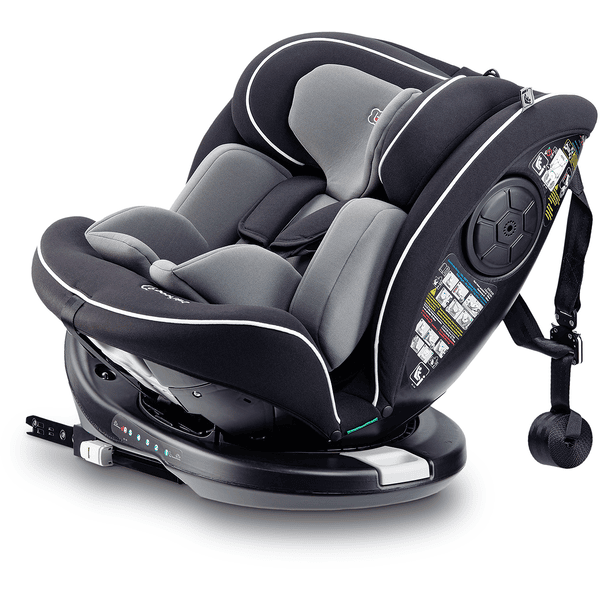 babyGO Silla de coche giratoria Nova 2 black 