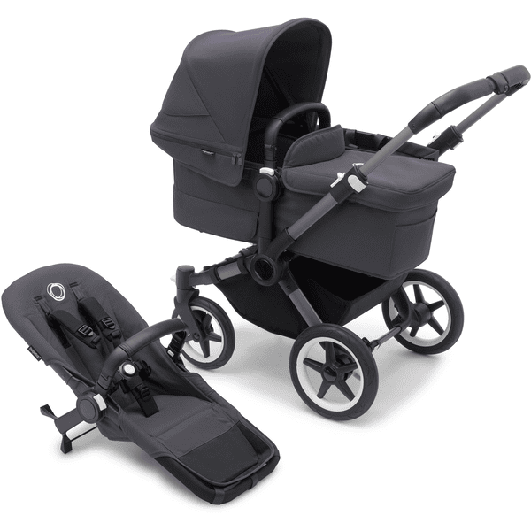 bugaboo Kombikinderwagen Donkey 5 Mono Complete Graphite/Stormy Blue