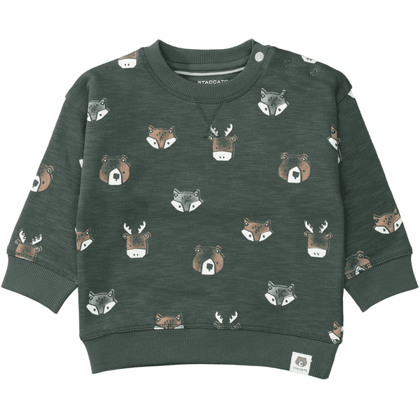 Staccato forest Sweatshirt met diep patroon