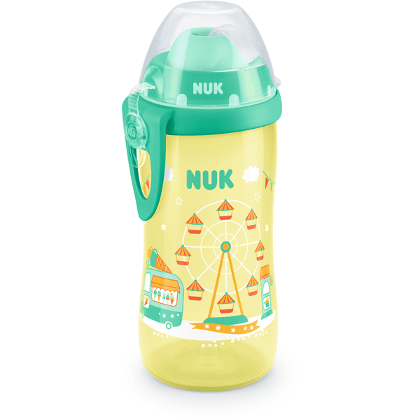 NUK Botella Flexi Cup 300 ml, amarillo feria