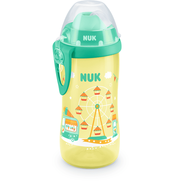 NUK Trinkflasche Flexi Cup 300 ml, Jahrmarkt gelb