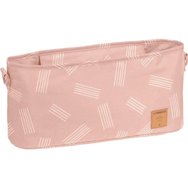 LÄSSIG Organizer für Kinderwagen  Soft Stripes rose