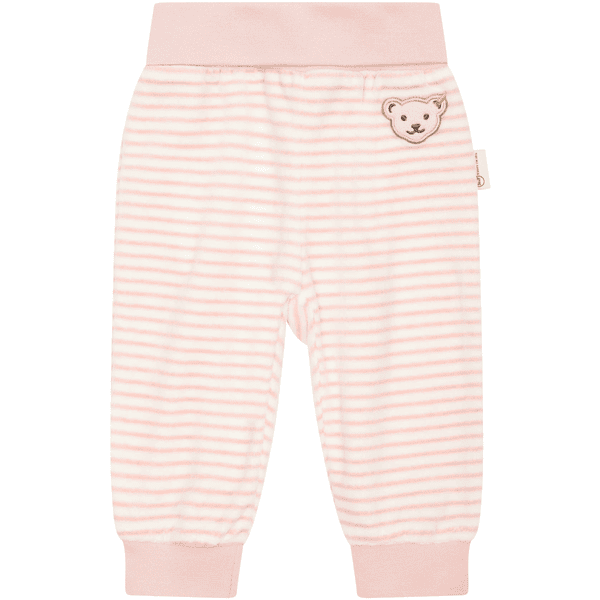 Steiff Joggingbroek GOTS silver roze