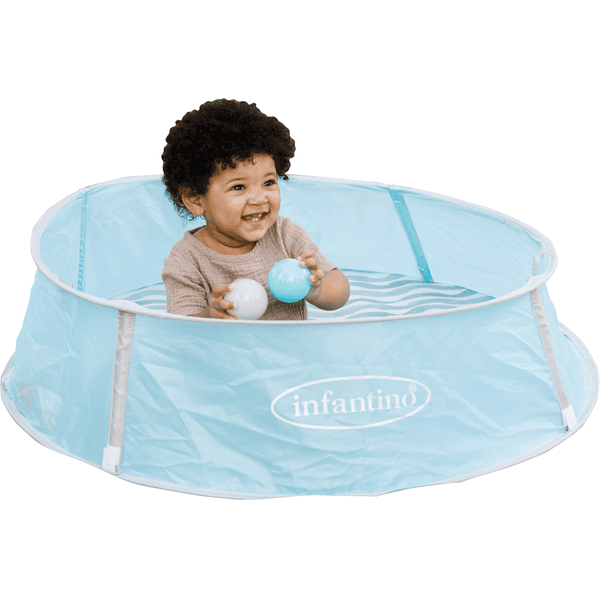 Infantino Grow with me, 3 in 1 Pop-up Bällebad mit Anti-UV Dach und  Moskitonetz 