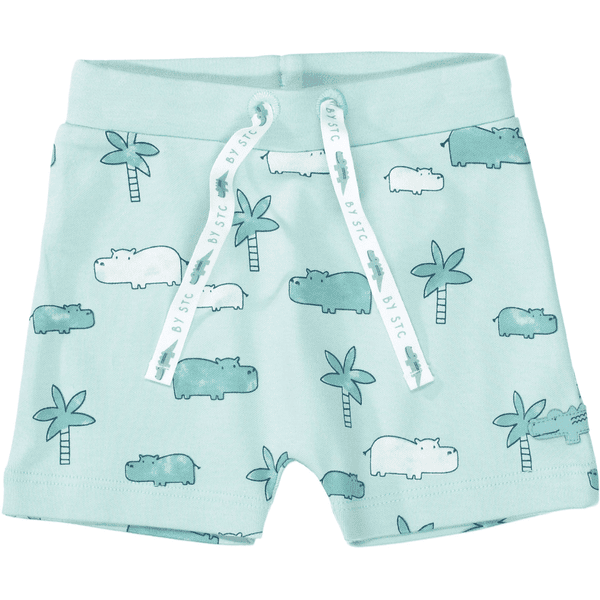 Staccato  Shorts pastelowa mięta wzorzysta