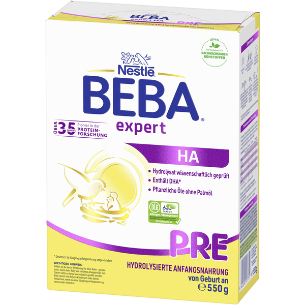 Nestlé Anfangsnahrung BEBA EXPERT HA PRE 550 g ab der Geburt