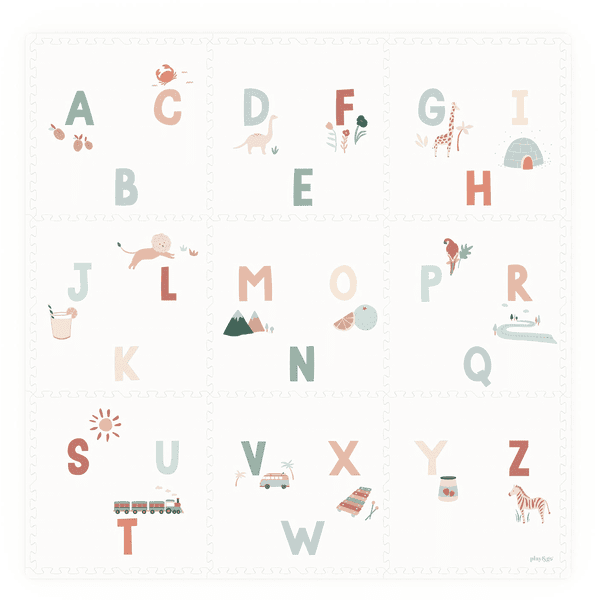 play&go® Puzzlematte Alphabet 180 x 180 cm