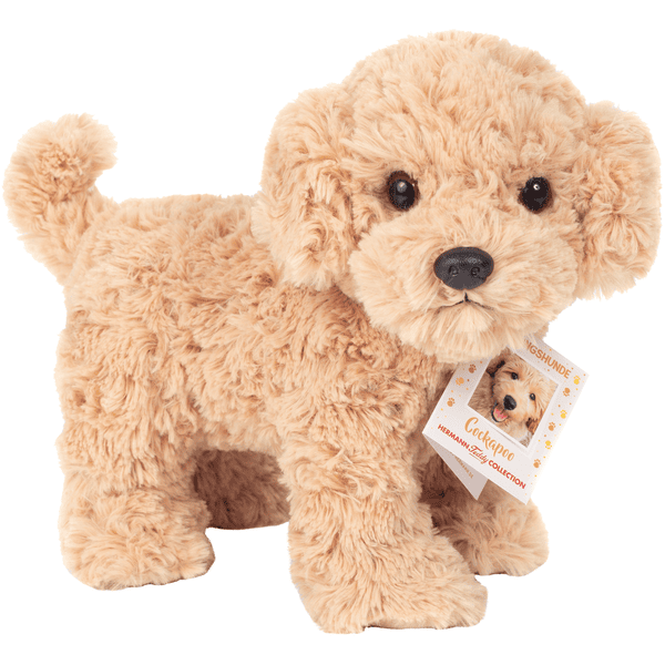 Teddy HERMANN® Cockapoo stehend beige, 23 cm