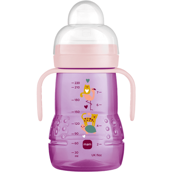 MAM Trainer butelka do picia 220 ml S child ropucha pinkorblue.pl