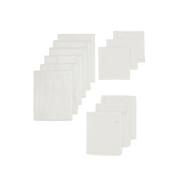 Meyco Set de Muselinas Basic Pack de 12 Uni Off white 
