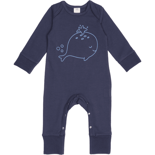 Walkiddy Pyjama combinaison enfant baleine bleu marine