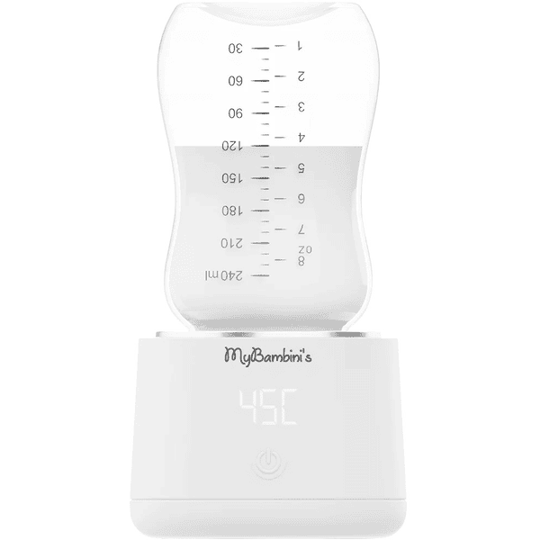 MyBambini's Pro™ draagbare flessenwarmer in wit