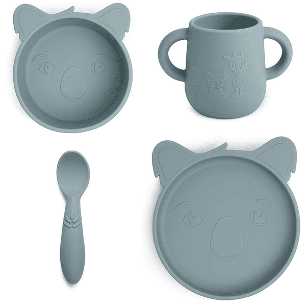 nuuroo Kit vaisselle enfant Lykke koala Lead silicone 4 pièces