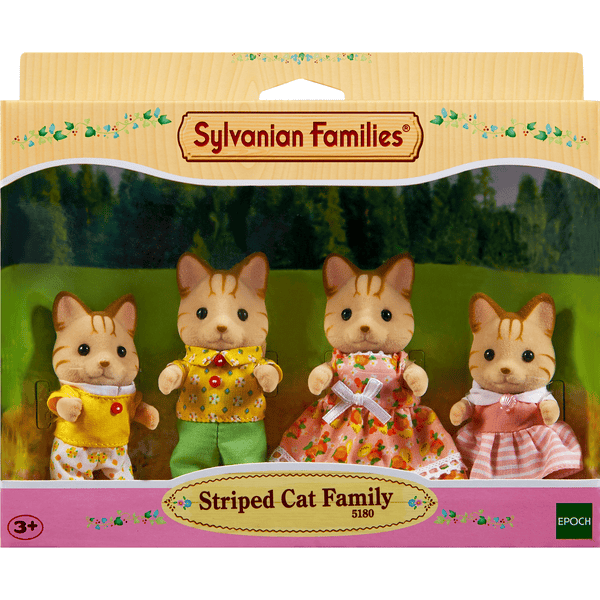 Sylvanian Families® Figurine famille chat tigré 5180