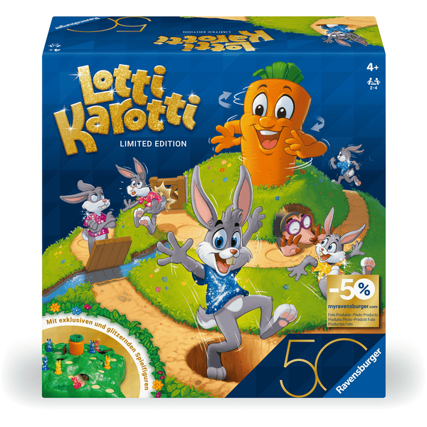 Ravensburger Lotti Karotti - Speciale editie 50 jaar blauwe driehoek