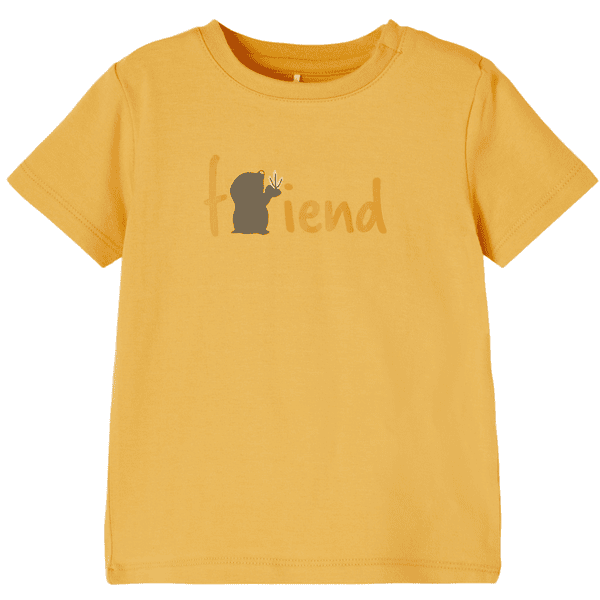 name it T-Shirt NBMDEFAM Ochre