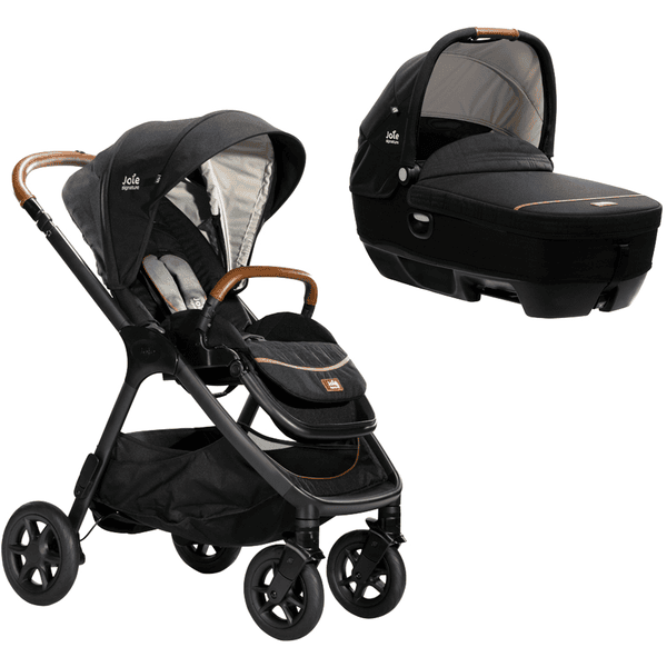 Joie Sig nature  Kinderwagen Finiti incl. Calmi R129 reiswieg Eclipse 