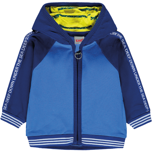 KANZ Boys Sweatjacke mit Kapuze, palace blue