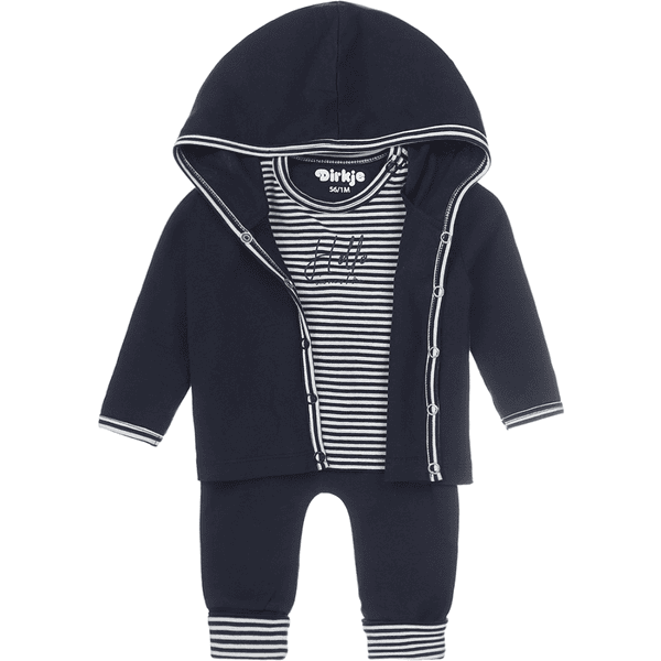 Dirkje Outfit Set 3-delig navy uit white 