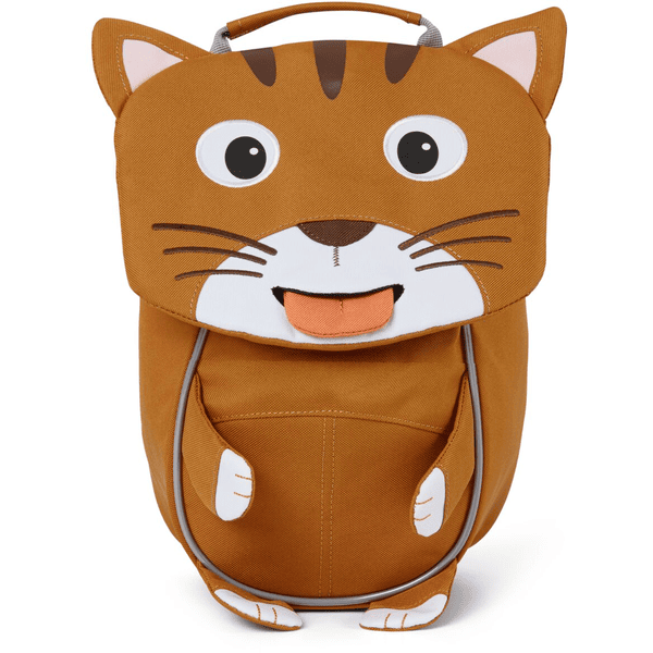 Affenzahn Little friends - mochila infantil: gato, marrón