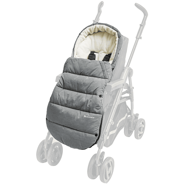 Saco silla paseo invierno Chispas Gris Pelo Gris [saco-paseo-invierno-chispas-gris]  - 110,00€ : Sacos silla paseo, Fundas para silla bebe