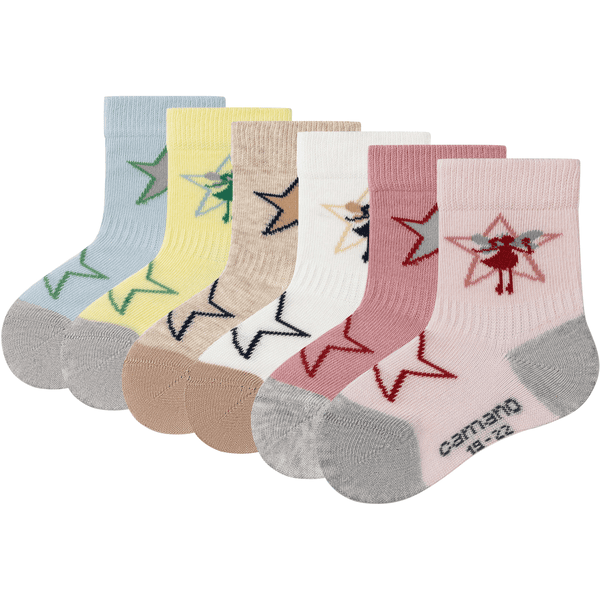 Camano Baby chaussettes pack de 6 rose
