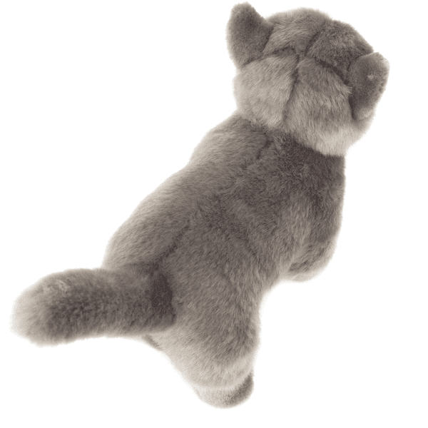 Teddy Hermann, peluche chat chartreux gris 20 cm