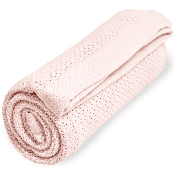 VINTER&BLOOM Kuscheldecke Soft Grid Baby Pink