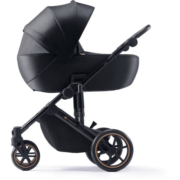 Kinderkraft Carrito de bebé Prime 2 3en1 Mink Pro Venezian Black 