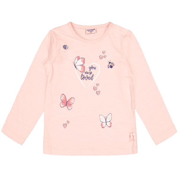 Salt and Pepper  T-shirt manches longues Butterfly rose