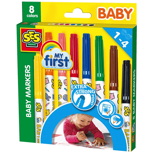 SES Creative® My first Baby Marker, 8 colori