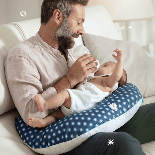 KOALA BABY CARE ® Cuscino per l'allattamento Hug Baby - blu
