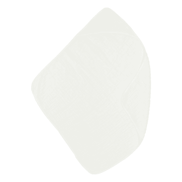 MEYCO Musslin Håndklæde med hætte Uni Off white 80 x 80 cm