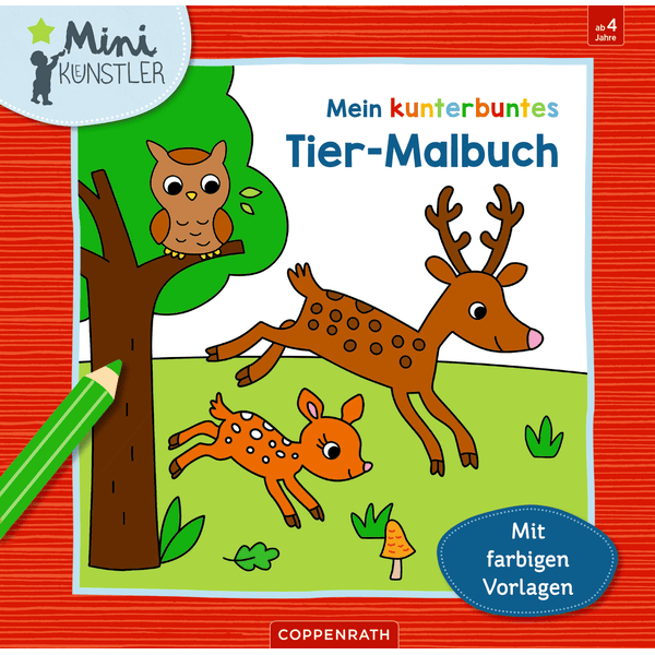 Coppenrath Mein kunterbuntes Tier-Malbuch (Mini-Künstler)