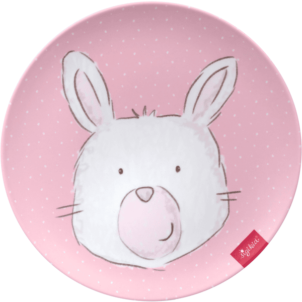 sigikid ® Melamine bord konijntje roze