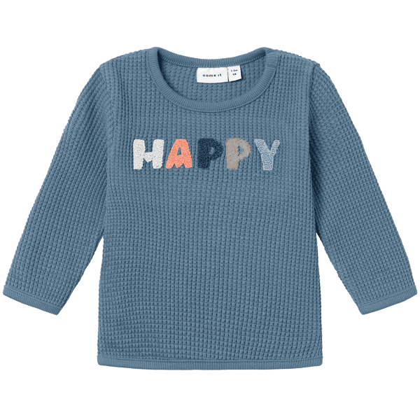 name it Sweater Nbmhumas Provinciaal Blauw